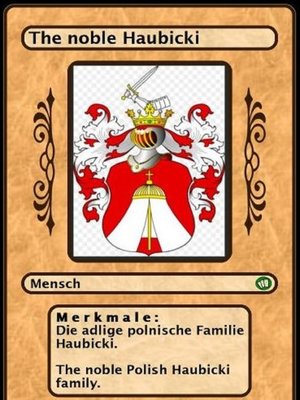 cover image of The noble Polish Haubicki family. Die adlige polnische Familie Haubicki.